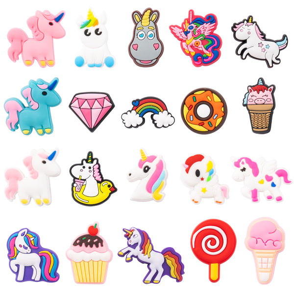 Shoe Charm for Kids, Cartoon Shoe Decoration Charm for Kids Clogs, Bracelet Wristband Charms for Toddlers, Clog Decor for Girls Boys Slip on, Treasure Toy for Class