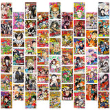 GROBRO7 50PCS Anime Magazine Wall Collage Kit, Aesthetic Picture Indie Room Decor, Art Posters for Dorm Wall Decor, Wall Art Prints for VSCO Girls, Anime Lovers, Aesthetic Photo Display