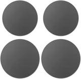 Silicone Pot Holder Table Mats Microwave Mats Round Grey Hot Pot Pans Pads Holders Heat Resistance Nonstick Safe Splatter Guard Oven Baking Turntable Mat for Kitchen Countertop, 2 Sizes, Pack of 5