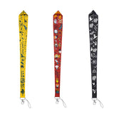 VERSRH 3PCS Magical Wizard Lanyards, Sport Neck Lanyard Strap for Key Chains, Detachable Lanyard for Phone, Keychain Lanyard with Release Buckle, Cartoon Phone Strap, Premium Lanyards for ID Badges