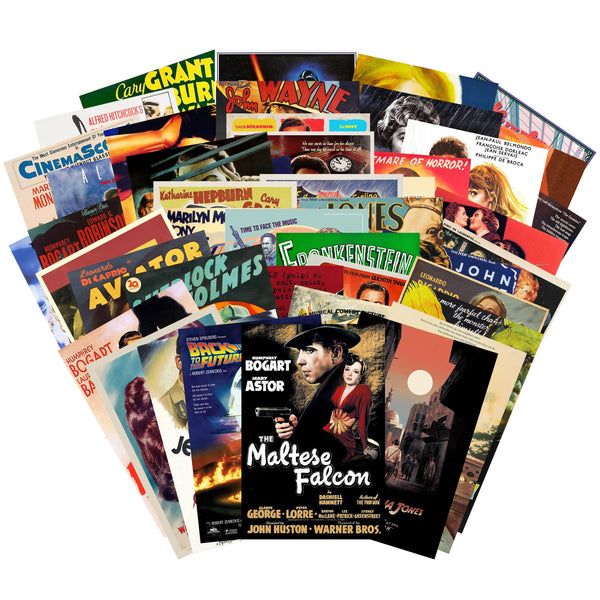 50PCS Retro Movie Wall Art Collage Kit, Aesthetic Picture Indie Room Decor, Art Posters for Dorm Wall Decor, Wall Art Print for VSCO Girls Boys, Aesthetic Photo Bedroom Decor for Classic Movie Lovers