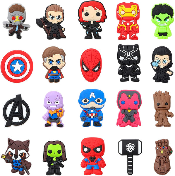 Shoe Charm for Kids, Cartoon Shoe Decoration Charm for Kids Clogs, Bracelet Wristband Charms for Toddlers, Clog Decor for Girls Boys Slip on, Treasure Toy for Class