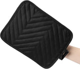 GROBRO7 Cotton Pot Holders Black Microwave Pads Oven Gloves Heat Resistant Mats for Kitchen, Hot Potholder Pot Coasters for Cooking, Barbecue, Baking, Take Hot Container, Kitchen Essentials, 5Pcs