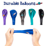 52Pcs Outer Space Themed Party Balloons Set for Kids, Colourful Galaxy Helium Latex Balloons Kit, Rocket Astronaut Balloons for Birthday Baby Shower Party Arch Decoration Supplies