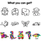 VERSRH 12pcs Animal Tissue Paper Sun Catcher, Butterfly Dinosaur Airplane Pre-Cut Cards DIY Sun Catcher Art Craft Kit, Kids Classroom Art Window Decal Educational Supplies for Indoor Home Decor