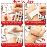 VERSRH 8PCS Race Cars Temporary Tattoos for Kids Birthday Party Decorations Supplies, Cartoon Fake Tattoos, Cool Waterproof Body Sticker Decorations, Anime Face/Hand Tattoos, Racing Car Party Favors