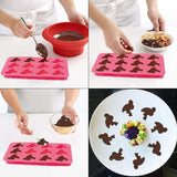 GROBRO7 Pack of 6 Silicone Hawaiian Tropical Themed Molds Pineapple Cactus Flamingo Cherry Coconut Tree Tray for Baking Chocolate Cookies Ice Cream Fondant Soap Wedding Engagement Birthday Cake