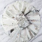 GROBRO7 50PCS Grey White Wall Collage Kit, Aesthetic Picture Indie Room Decor, Art Posters for Dorm Wall Decor, Wall Art Prints for VSCO Girls Boys, Aesthetic Photo Display, Bedroom Decor