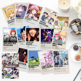 VERSRH 50PCS Anime Movie Poster Aesthetic Pictures Wall Collage Kit, Indie Small Posters, Teens Anime Movie Style Room Decor, Girls Gift Dorm Collection Photo Display, Boys Trendy Wall Prints Kit