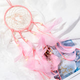 3pcs DIY Dream Catcher Kit for Kids Adults Handmade Circle Moon Star Dreamcatcher Wall Hanging Decoration with Feather&Beads, Bohemian Decor for Nursery Room, Gift for Friends Birthday Party Essential