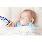 Wind 2P Ribbon Hand Kite Toy, Including Blue&Grey Black&White Ribbon Wind Wand Toy Baby Sensory Toy Infants Wooden Toy Toddler Waldorf Toy Montessori Toy for Baby Shower Birthday Party Favor