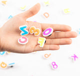 36PCS Letters Numbers Glowing Shoe Charms for Kids, Glow in the Dark Decoration Charms, Number 0-9, Letter A-Z PVC Shoes Decor, Bracelet Wristband Charms Decor Birthday Gift for Boy Girls Clogs