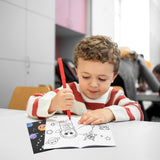 GROBRO7 24Pcs Solar System Coloring Books Milky Way Drawing Book Spaceship Alien Painting Book for Children Developing Concentration Drawing Skills, Birthday Gifts for Kids Relieving Stress for Adult