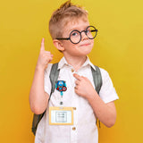 4PCS Superhero Retractable Badge Holder, Cartoon Retractable Badge Reel for Kids, Nurses, Name Badge Holders with Clip for Offices, Hero Badge Holder Reel Clip, 24 inch Cord