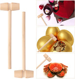 6Packs Silicone Heart Diamond Upgraded Molds HAPPY BIRTHDAY Letter Number Tray with Wooden Mallet Pounding Toy for Baking Chocolate Cookies Fondant Soap Wedding Engagement Valentine Cake