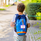 GROBRO7 4PCS SW Retractable Badge Holder, Cartoon Retractable Badge Reel, Badge Reel Holder for Kids, Nurses, Name Badge Holders with Clip for Offices, Galaxy Wars Badge Holder Reel Clip, 24 inch Cord