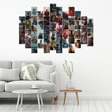 GROBRO7 50PCS Mcu Movie Avenger Aesthetic Wall Collage Kit, Superhero Wall Art Collage Kit, Aesthetic Posters for Dorm Wall Decor, Wall Art Print for VSCO Girl, Bedroom Decor Photo for Teen Girl …