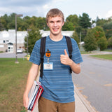 VERSRH 4PCS Halloween Retractable Badge Reel Felt, Pumpkin Badge Holder Bat Badge Clip, Name ID Card Badge Clip for Kids Office Staff Student Nurse, Halloween Glitter Decorative Badge Reel Metal Clip