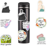 50Pcs Folklore Musical Vinyl Stickers Laptop Sticker Pack Waterproof Stickers Luggage Skateboard Water Bottle Sticker Decal Bicycle Snowboard Refrigerator Decorate Birthday Gift for Kids Friends