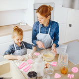 GROBRO7 12Pcs Unicorn Silicone Chocolate Moulds Unicorn Flower Candy Mold Set for Baking DIY Chocolate Fondant Ice Crafting Bakeware Wedding Engagement Birthday Party Cupcake Cake Decor for Girls