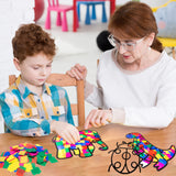 VERSRH 12pcs Animal Tissue Paper Sun Catcher, Butterfly Dinosaur Airplane Pre-Cut Cards DIY Sun Catcher Art Craft Kit, Kids Classroom Art Window Decal Educational Supplies for Indoor Home Decor