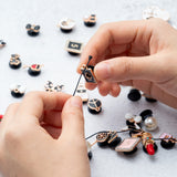 50PCS Makeup Enamel Clog shoes charm for Kids, Cartoon Make up Decoration Charm for Shoes, Makeup Cosmetics Shoe Charm for Kids, Beauty Birthday Party Gifts, Accessories Clog Decor