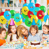 52Pcs Party Balloons for Kids Transportation Themed Balloon Decorations Multicoloured Vehicles Airplane Ship Traffic Light Train Balloons Kit for Kids' Birthday Party Baby Shower Celebrations
