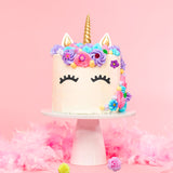 GROBRO7 12Pcs Unicorn Silicone Chocolate Moulds Unicorn Flower Candy Mold Set for Baking DIY Chocolate Fondant Ice Crafting Bakeware Wedding Engagement Birthday Party Cupcake Cake Decor for Girls