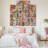 GROBRO7 50PCS Anime Magazine Wall Collage Kit, Aesthetic Picture Indie Room Decor, Art Posters for Dorm Wall Decor, Wall Art Prints for VSCO Girls, Anime Lovers, Aesthetic Photo Display