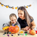 30Pcs Halloween Mochi Squeeze Toys for Kids Cute Kawaii Stress Relief Squeeze ToySoft Mini Halloween Toys Include Animals Pumpkin Ghost Spider for Girls Boys Party Favors Gifts Decorations