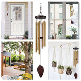 VERSRH Large Memorial Wind Chimes, Sympathy Remembrance Gifts for Loss of Mother Father, Condolence Wind Chimes for Loss of Loved One Prime, Outdoor Deep Tone Chimes, Garden Decor Wind Chimes
