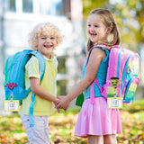 VERSRH 4PCS Halloween Retractable Badge Reel Felt, Pumpkin Badge Holder Bat Badge Clip, Name ID Card Badge Clip for Kids Office Staff Student Nurse, Halloween Glitter Decorative Badge Reel Metal Clip