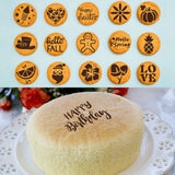 GROBRO7 40 Pcs Cake Stencil Templates Decoration Reusable Plastic Stencils Latte Art Designer for Coffee Cake Cookie Chocolate Candy Sugar Powder Card Drawing Templates Baking Tools Decoration Molds