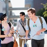 GROBRO7 4PCS Sesame Retractable Badge Holder, Cartoon Retractable Badge Reel, Badge Reel Holder Nursing, Name Badge Holders with Clip for Offices, Sesame Badge Holder Reel Clip, 24 inch Cord Extension