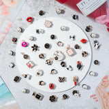 50PCS Makeup Enamel Clog shoes charm for Kids, Cartoon Make up Decoration Charm for Shoes, Makeup Cosmetics Shoe Charm for Kids, Beauty Birthday Party Gifts, Accessories Clog Decor