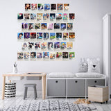 VERSRH 50PCS Anime Movie Poster Aesthetic Pictures Wall Collage Kit, Indie Small Posters, Teens Anime Movie Style Room Decor, Girls Gift Dorm Collection Photo Display, Boys Trendy Wall Prints Kit