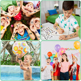 VERSRH 8PCS Dirt Bike Temporary Tattoos, Cartoon Fake Tattoos for Kids Party Favors, Cool Waterproof Body Sticker Decorations, Anime Face/Hand Tattoos, Dirt Bike Supplies for Boys Girls Birthday Party